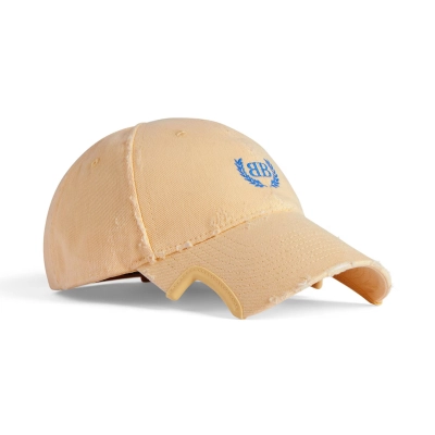 Balenciaga Laurel Classic Cap in Yellow/Blue 02