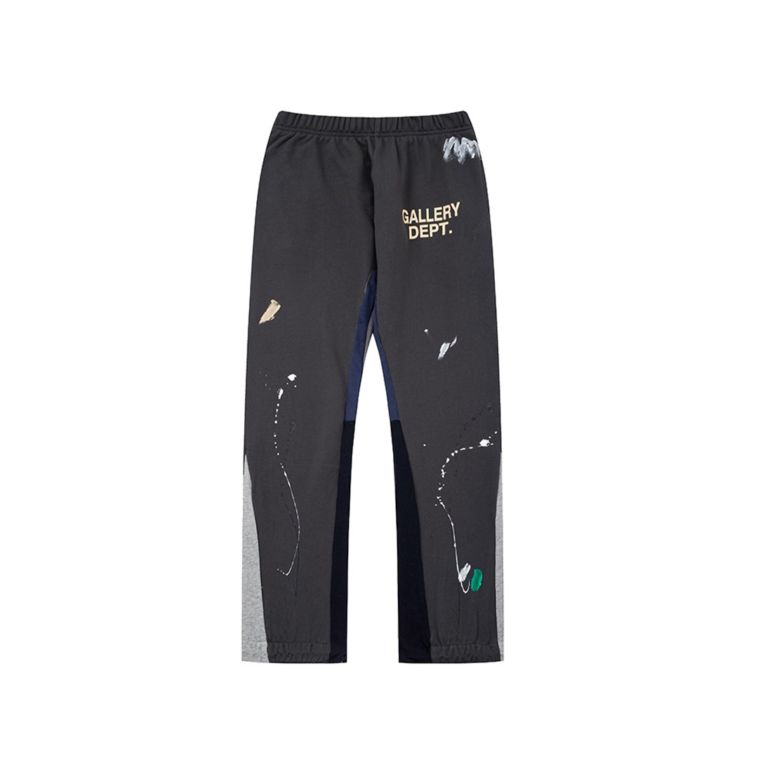 Gallery Dept. Painted Flare Sweat Pants Graffiti Line Dark Gray