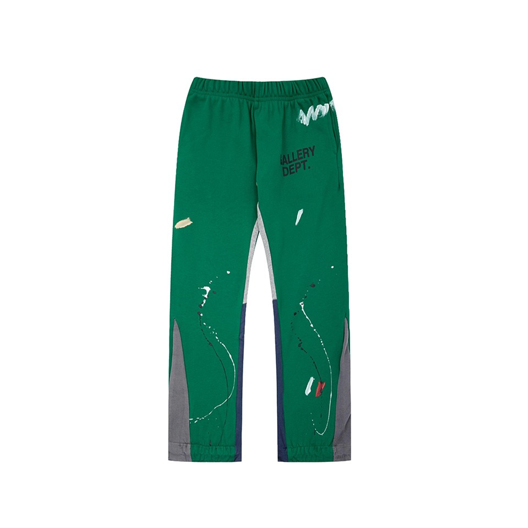 Gallery Dept. Painted Flare Sweat Pants Green