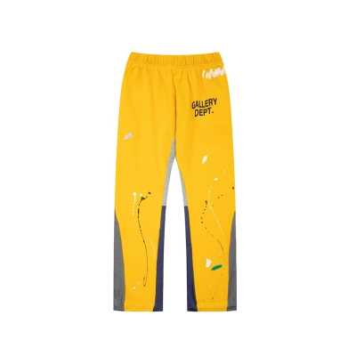 Gallery Dept. Painted Flare Sweat Pants Yellow 01