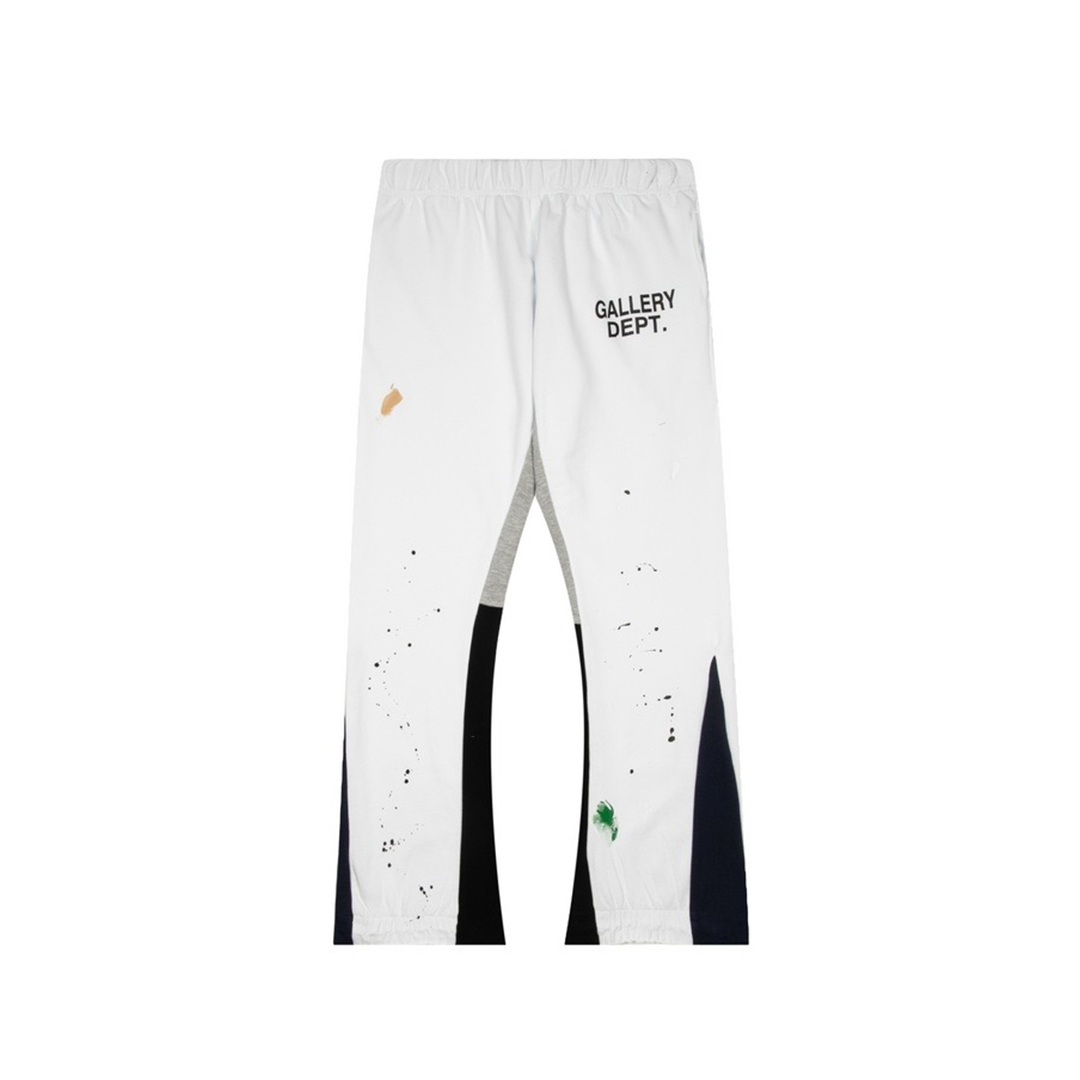 Gallery Dept. Painted Flare Sweat Pants White