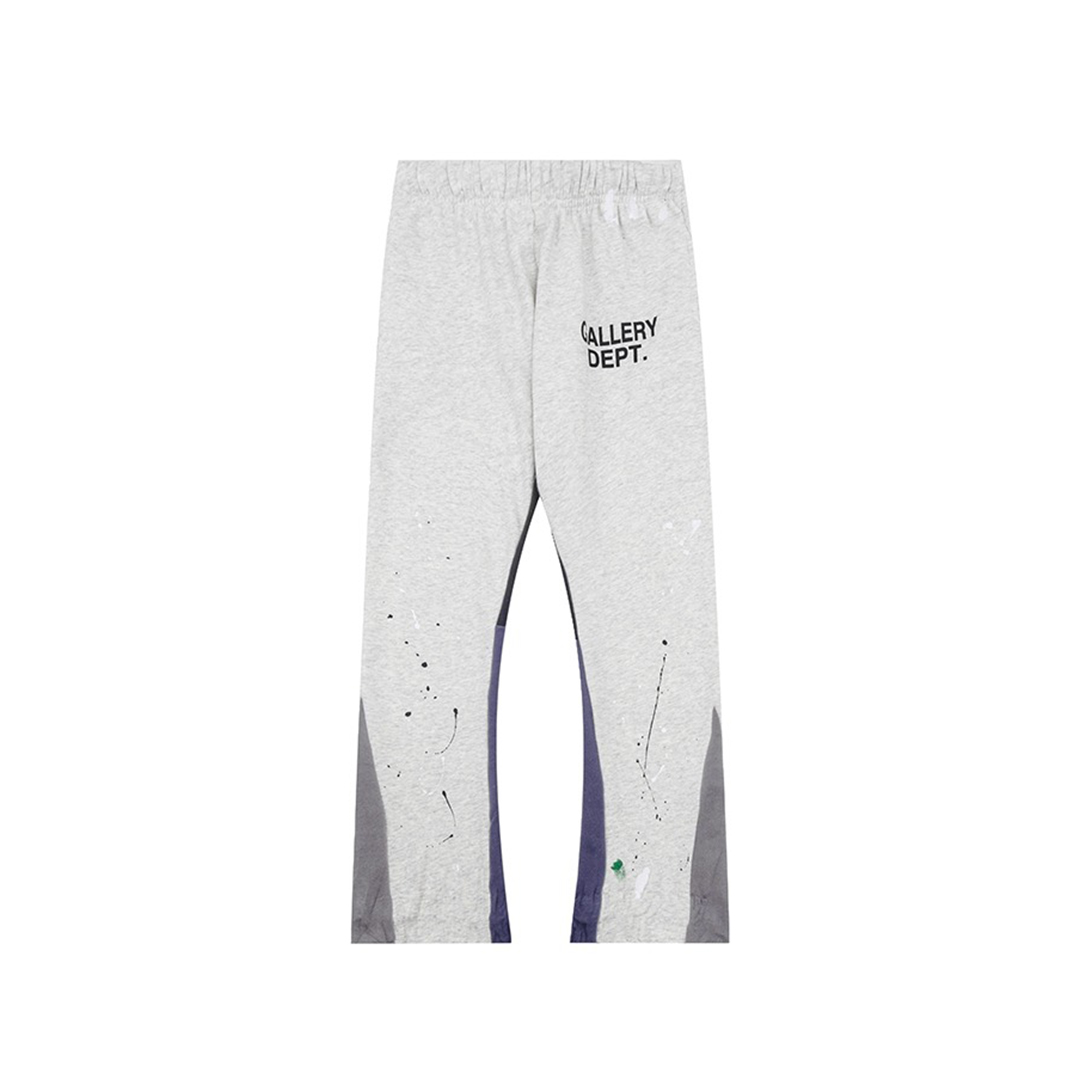 Gallery Dept. Painted Flare Sweat Pants Heather Gray