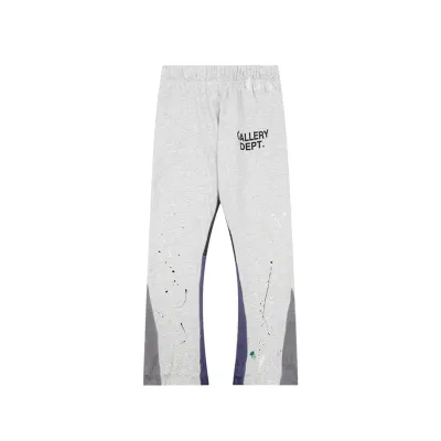 Gallery Dept. Painted Flare Sweat Pants Heather Gray 01
