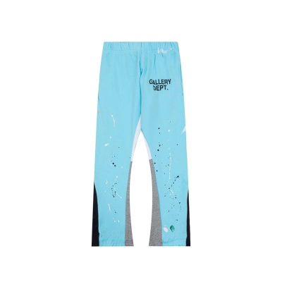 Gallery Dept. Painted Flare Sweat Pants Sky Blue 01