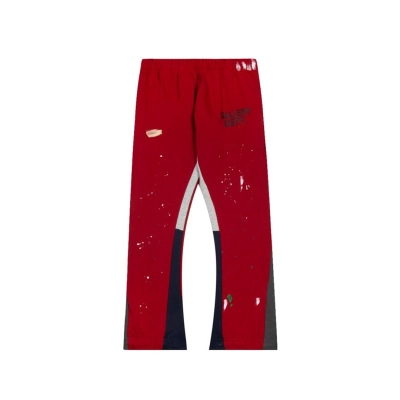 Gallery Dept. Painted Flare Sweat Pants Red 01