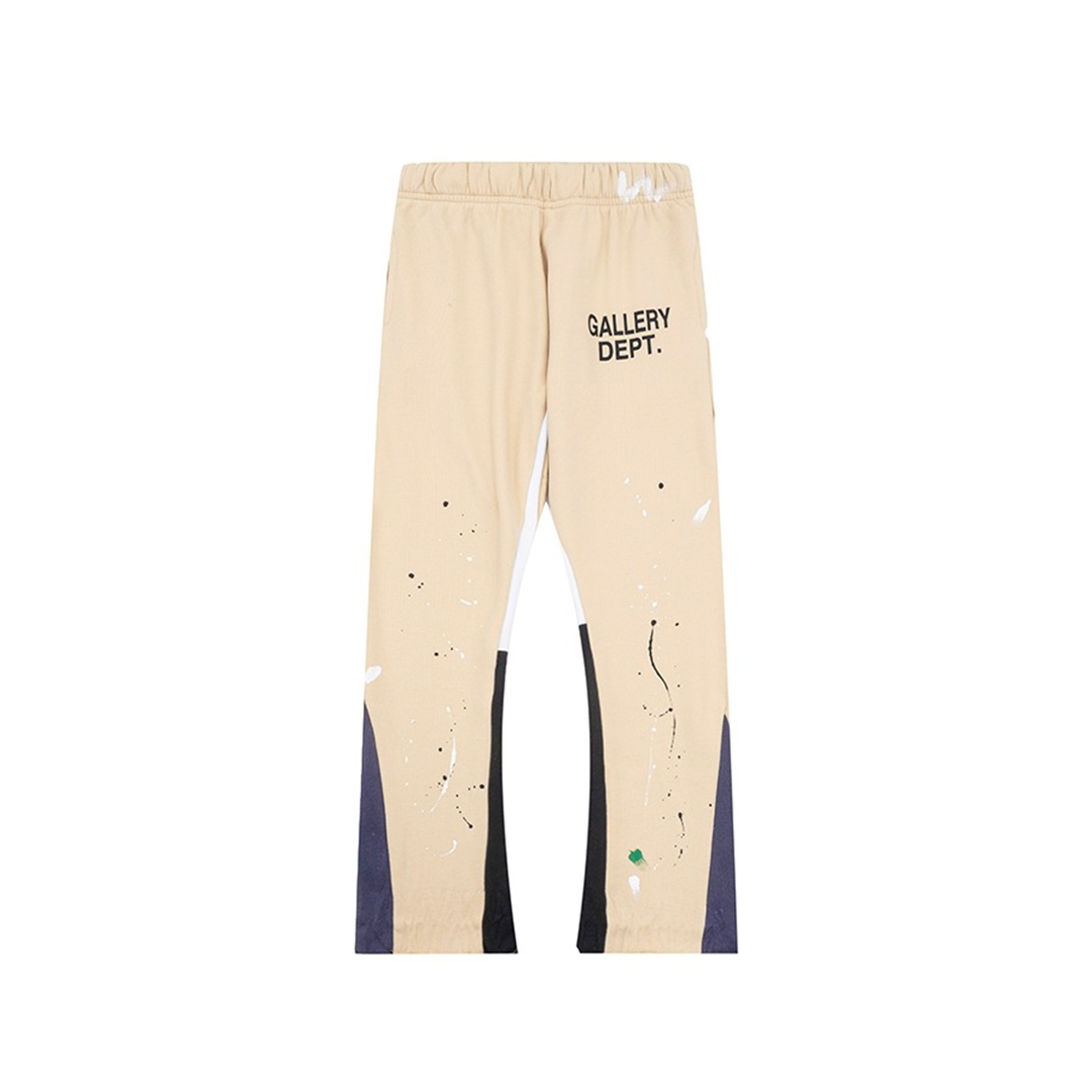Gallery Dept. Painted Flare Sweat Pants Beige