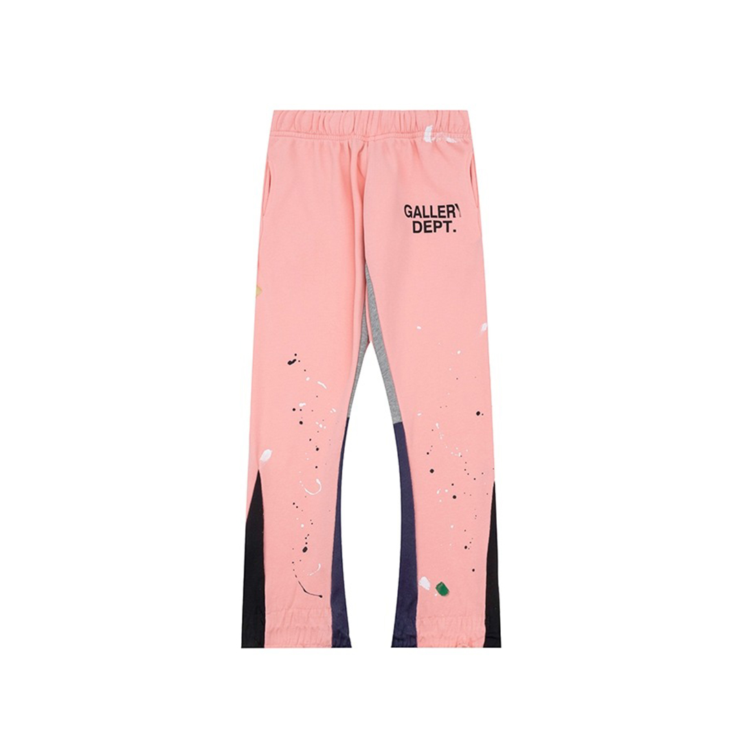 Gallery Dept. Painted Flare Sweat Pants Pink