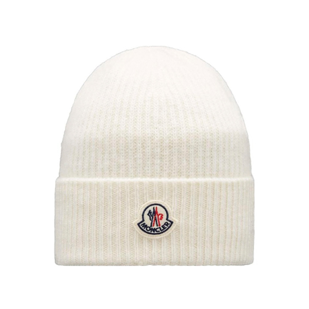 Moncler Cashmere Wool Beanie White H20913B00050M1900032