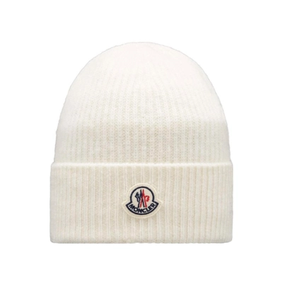 Moncler Cashmere Wool Beanie White H20913B00050M1900032 01