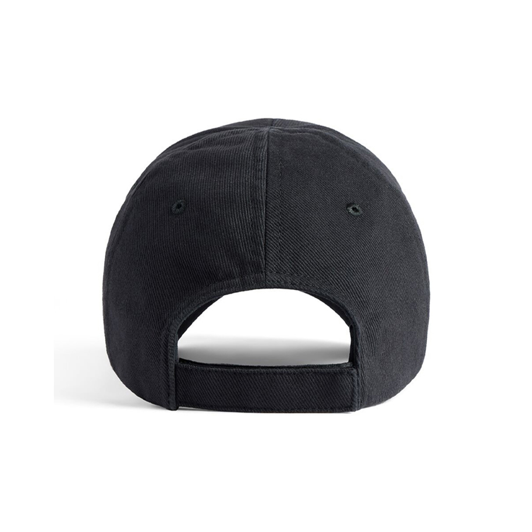 Balenciaga Scholl Cap in Black Faded