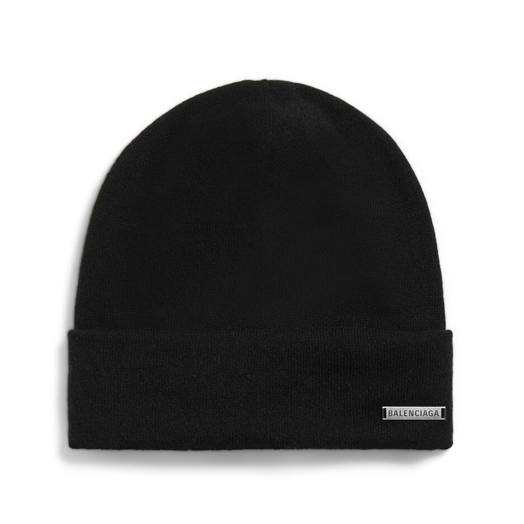 Balenciaga Cashmere And Wool Beanie in Black