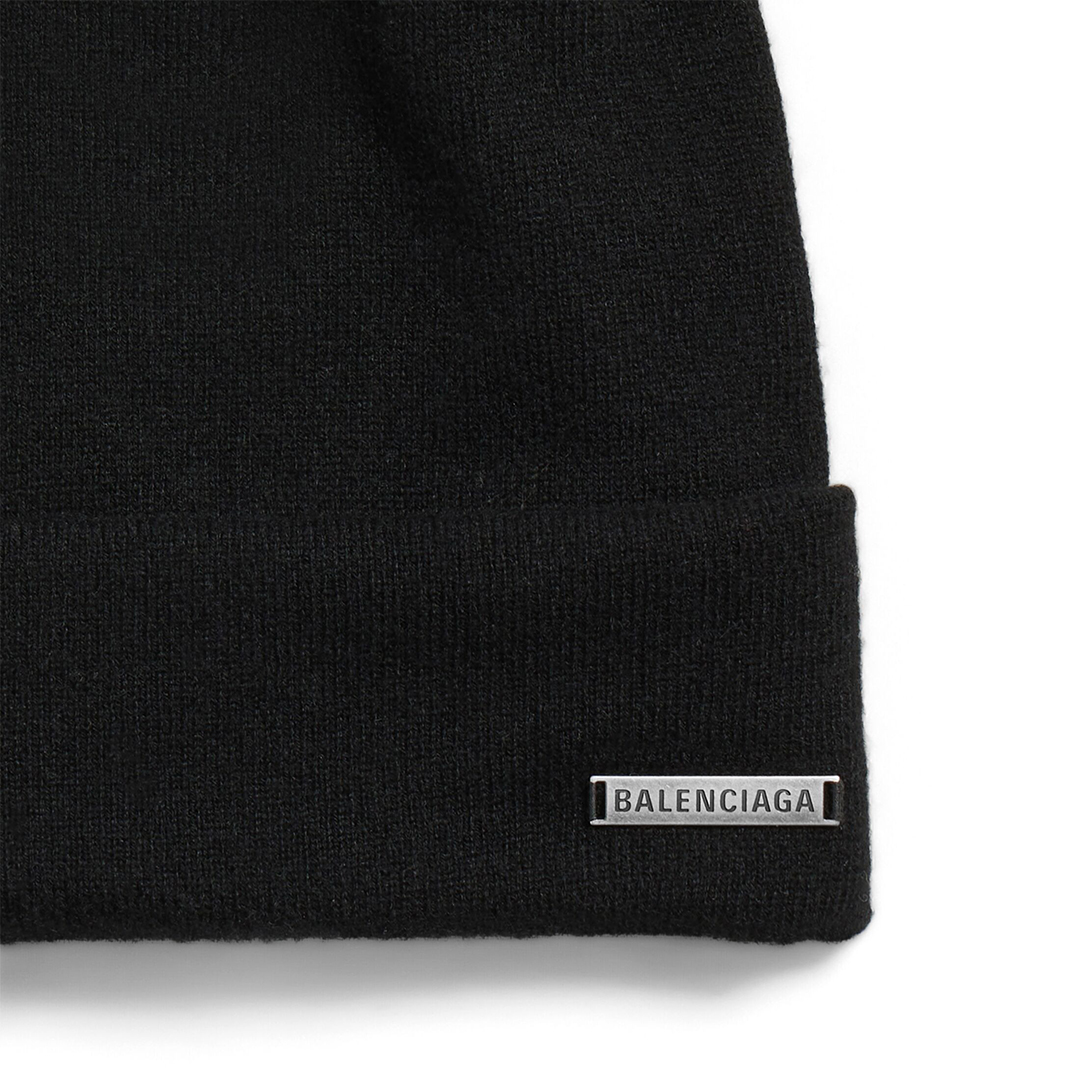 Balenciaga Cashmere And Wool Beanie in Black
