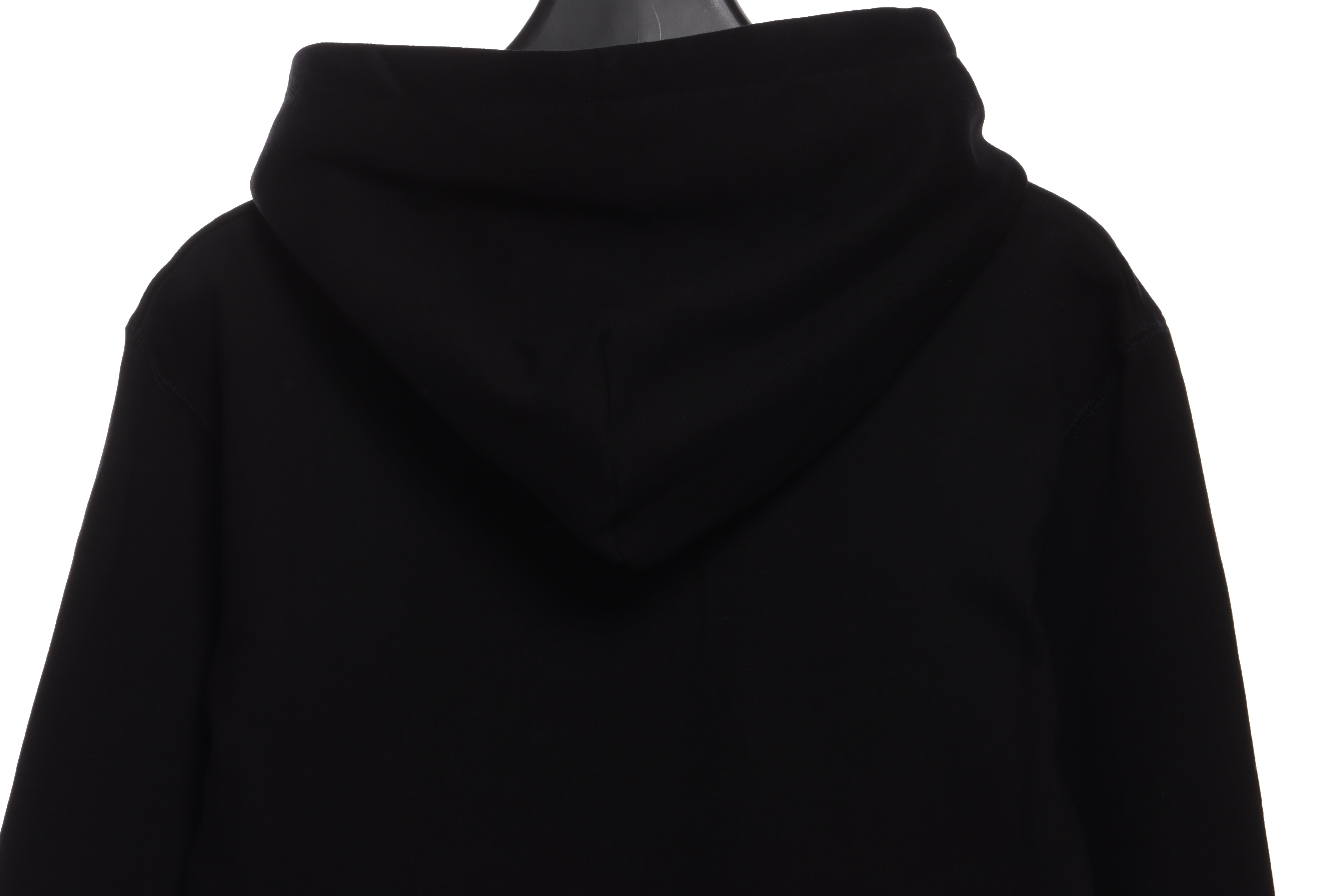 Bape Colorful Letter Print Hoodie Black