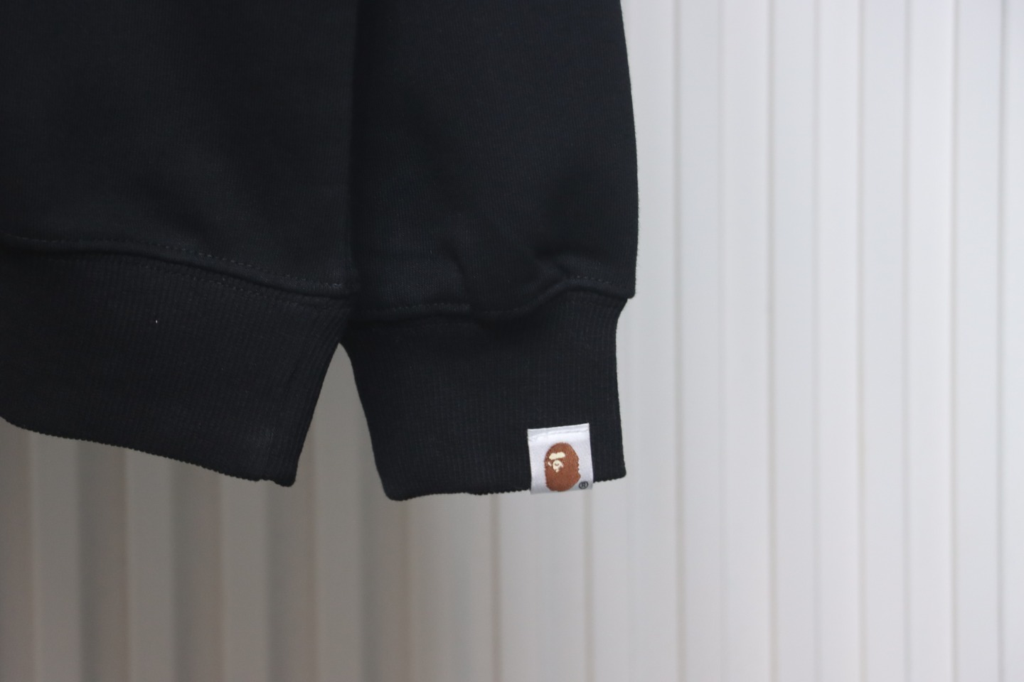 Bape Front And Back Ape Head Print Crewneck Sweatshirt 'Black/Blue'