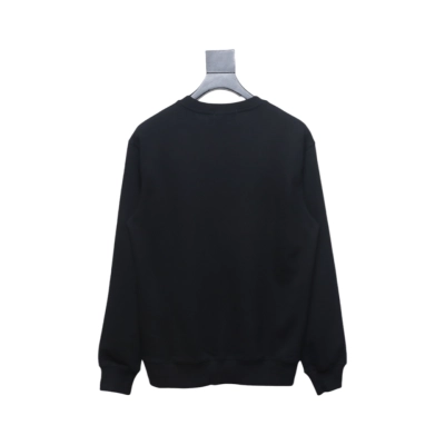 Bape Monkey Print Crewneck Sweatshirt 'Black/Pink' 02