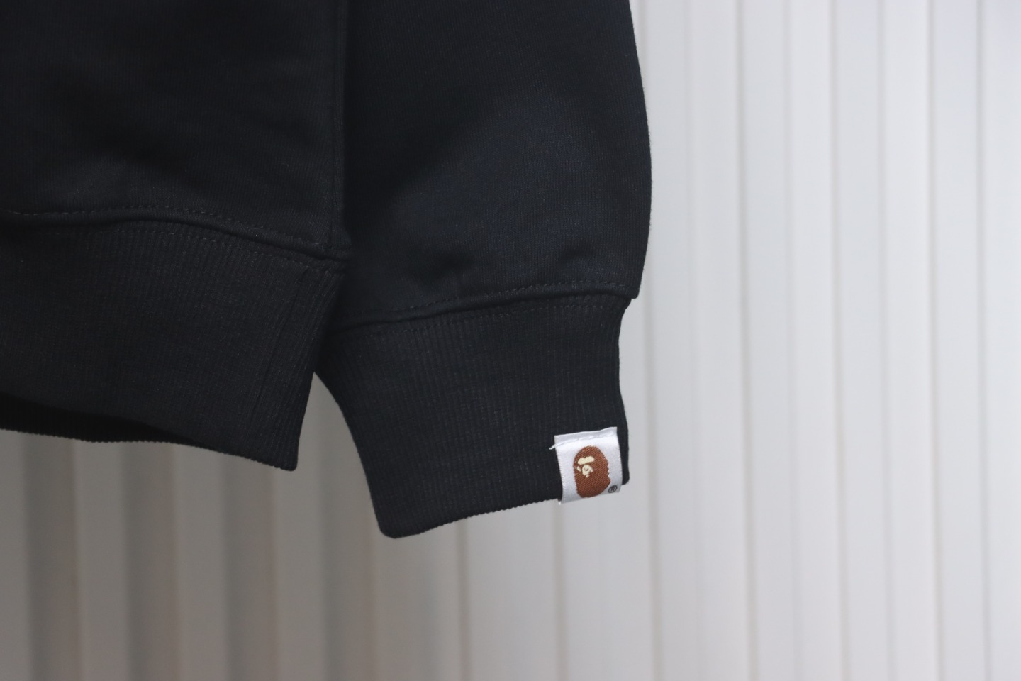 Bape Monkey Print Crewneck Sweatshirt 'Black/Pink'