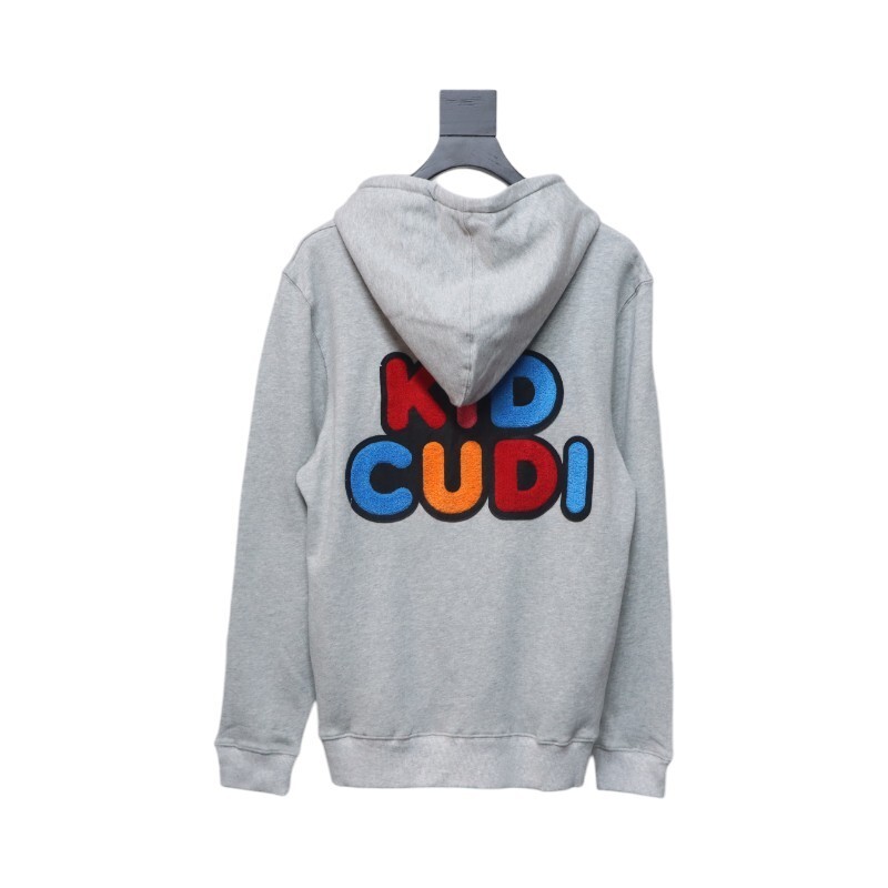 Bape x Kid Cudi Baby Milo Pullover Hoodie Gray