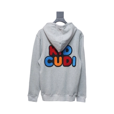 Bape x Kid Cudi Baby Milo Pullover Hoodie Gray 02