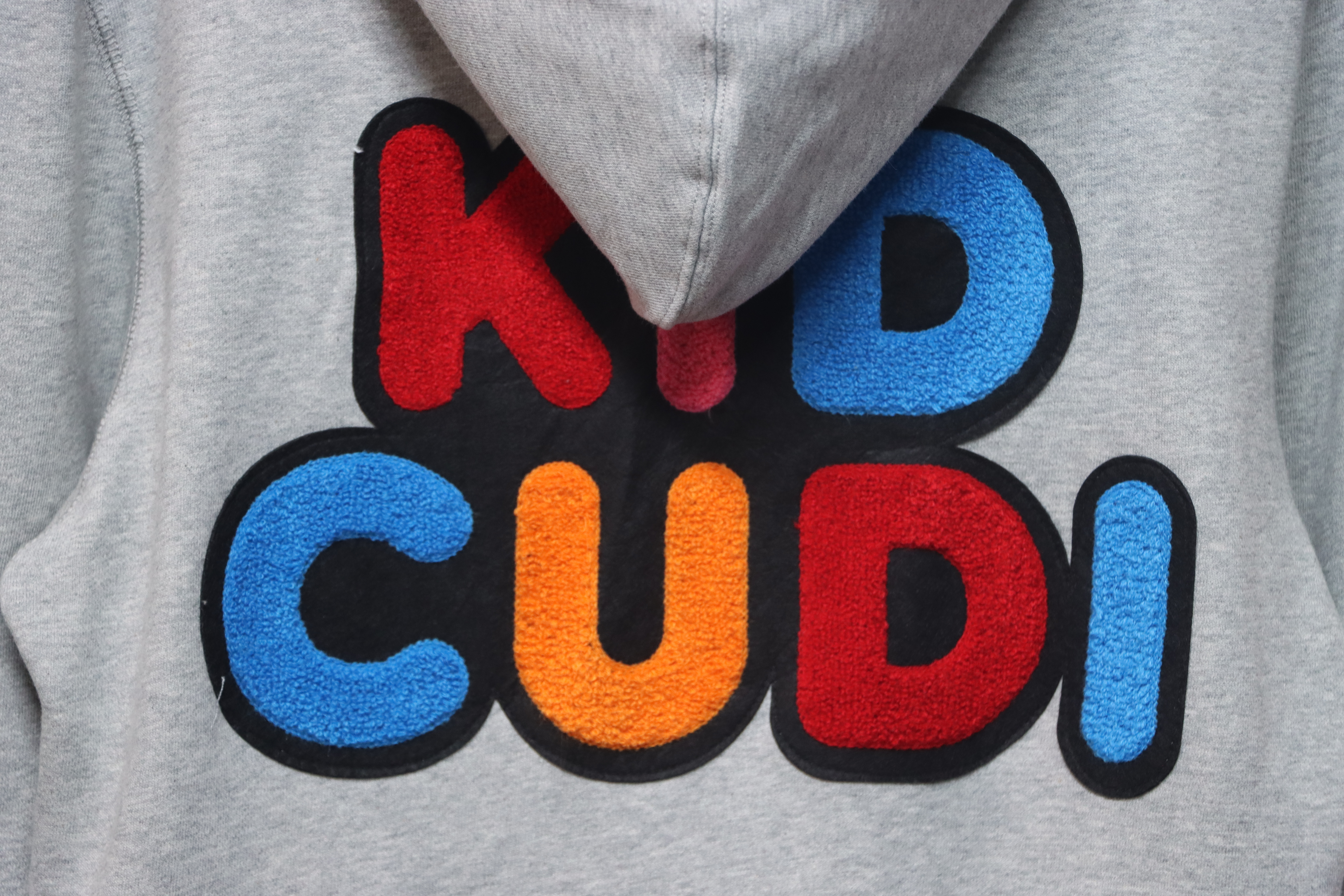 Bape x Kid Cudi Baby Milo Pullover Hoodie Gray