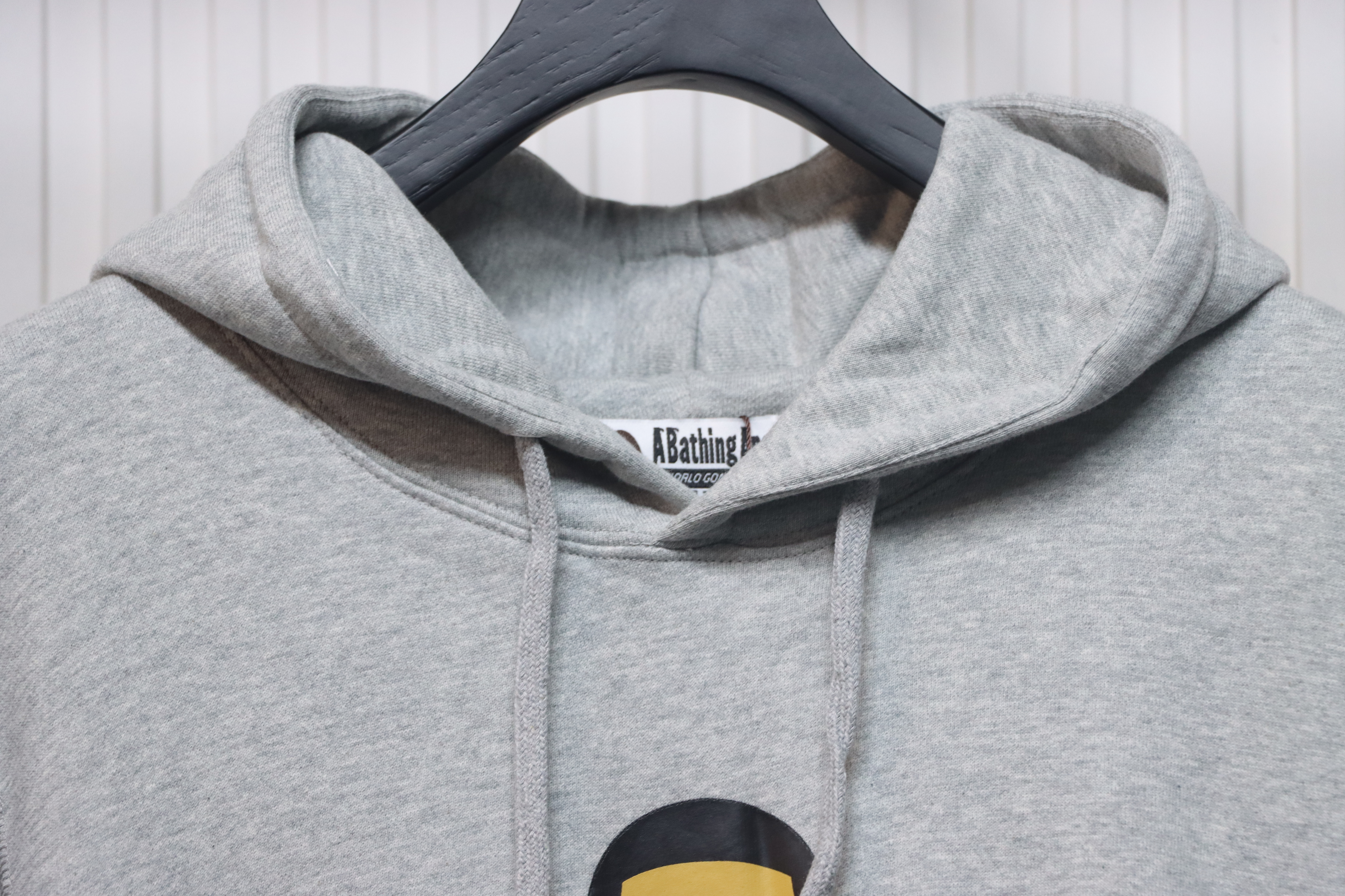Bape x Kid Cudi Baby Milo Pullover Hoodie Gray
