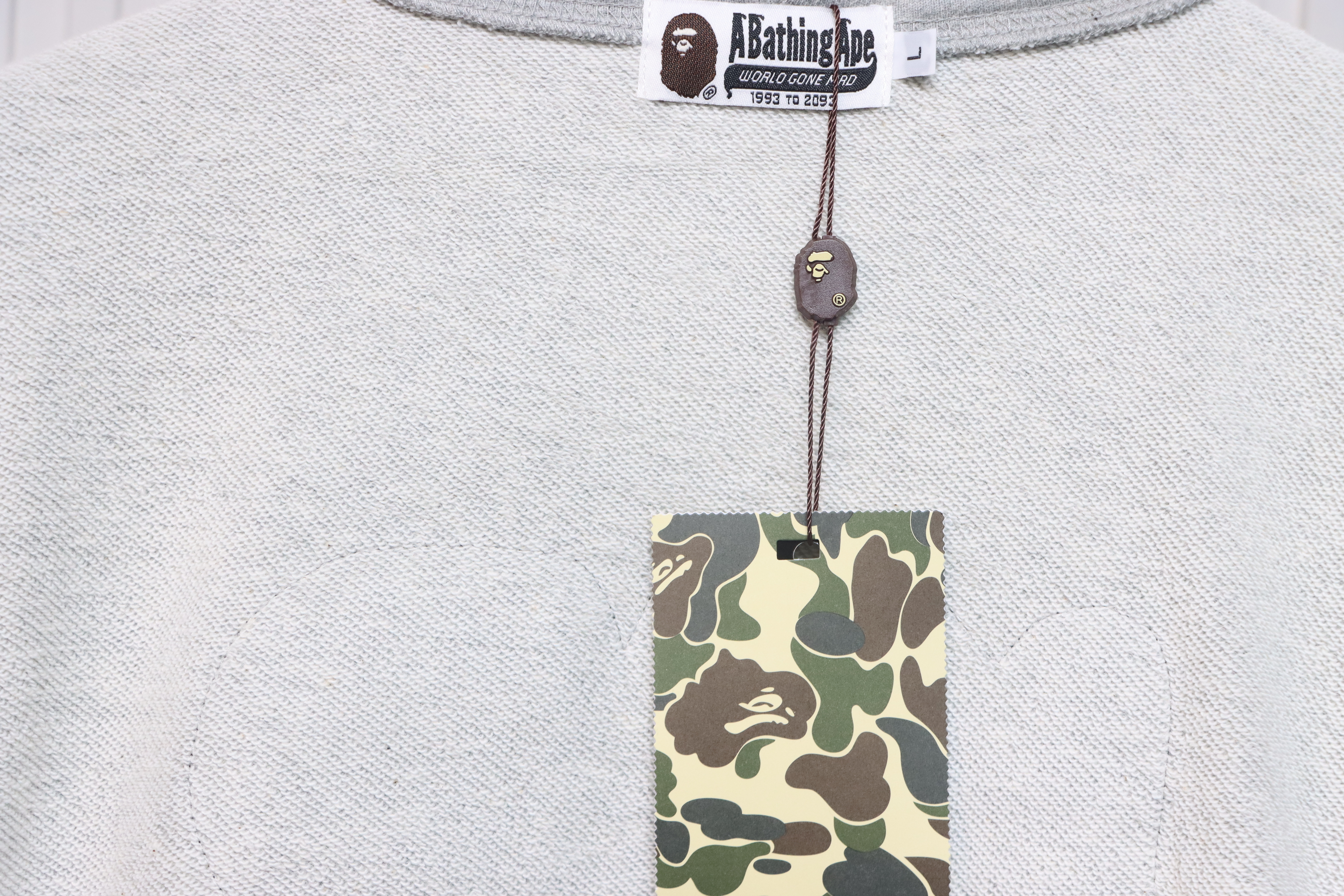 Bape x Kid Cudi Baby Milo Pullover Hoodie Gray