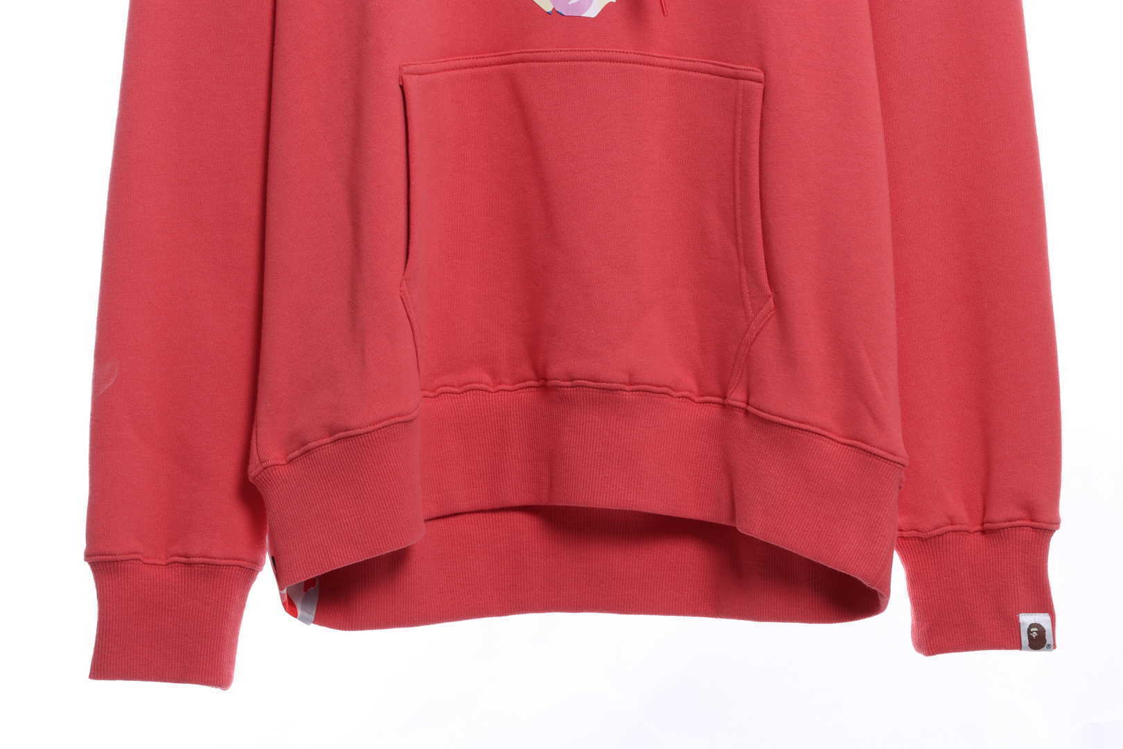 Bape x New Balance Ape Head Relaxed Fit Pullover Hoodie Red