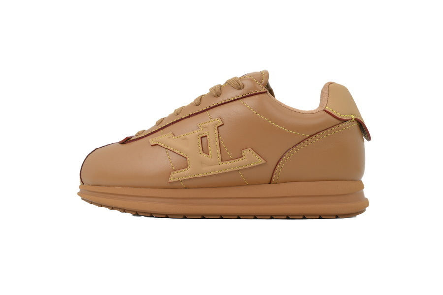 LV BUTTERSOFT Sneaker Lambskin/Plain Calf x Nigo Brown