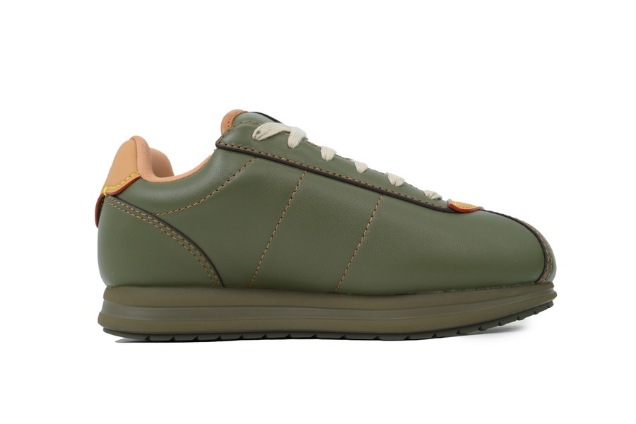 LV BUTTERSOFT Sneaker Lambskin/Plain Calf x Nigo Dark Green