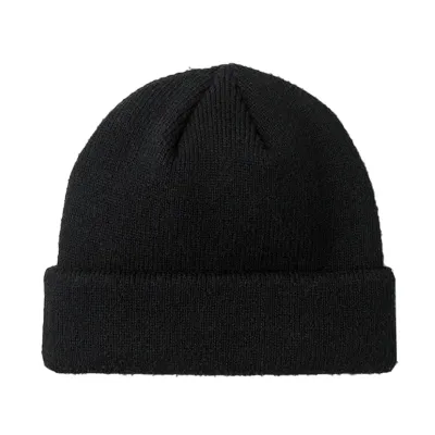 Alo Yoga Black Logo Black Notable Beanie  02