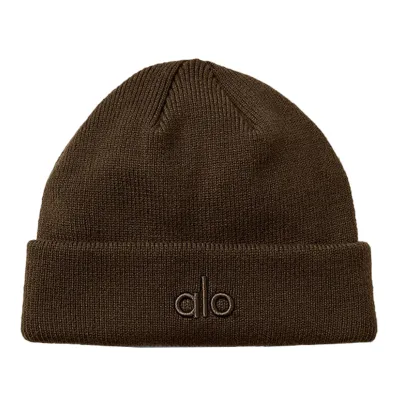 Alo Yoga Notable Beanie Brown 01
