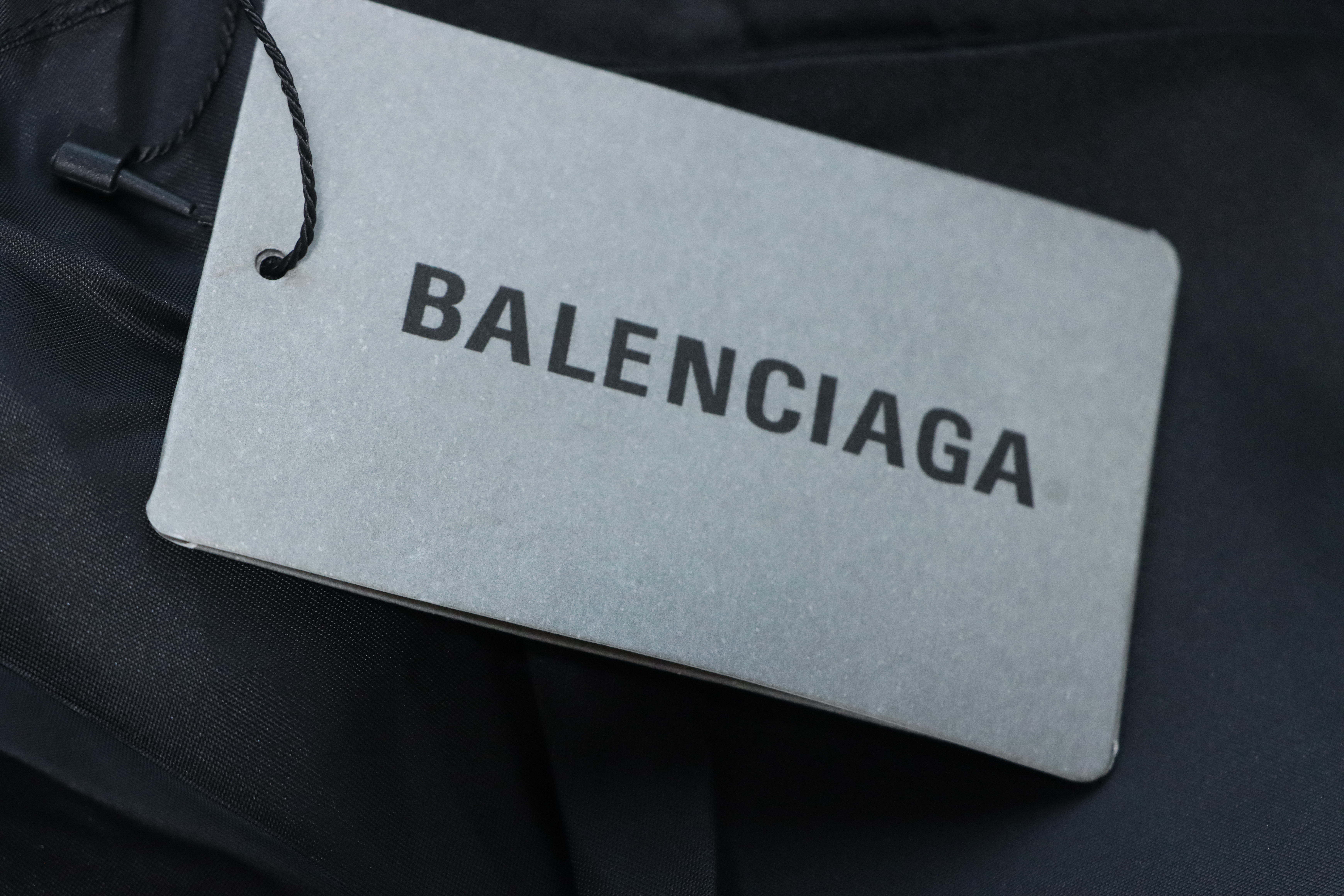 Balenciaga Embroidered Logo Cotton-Padded Jacket