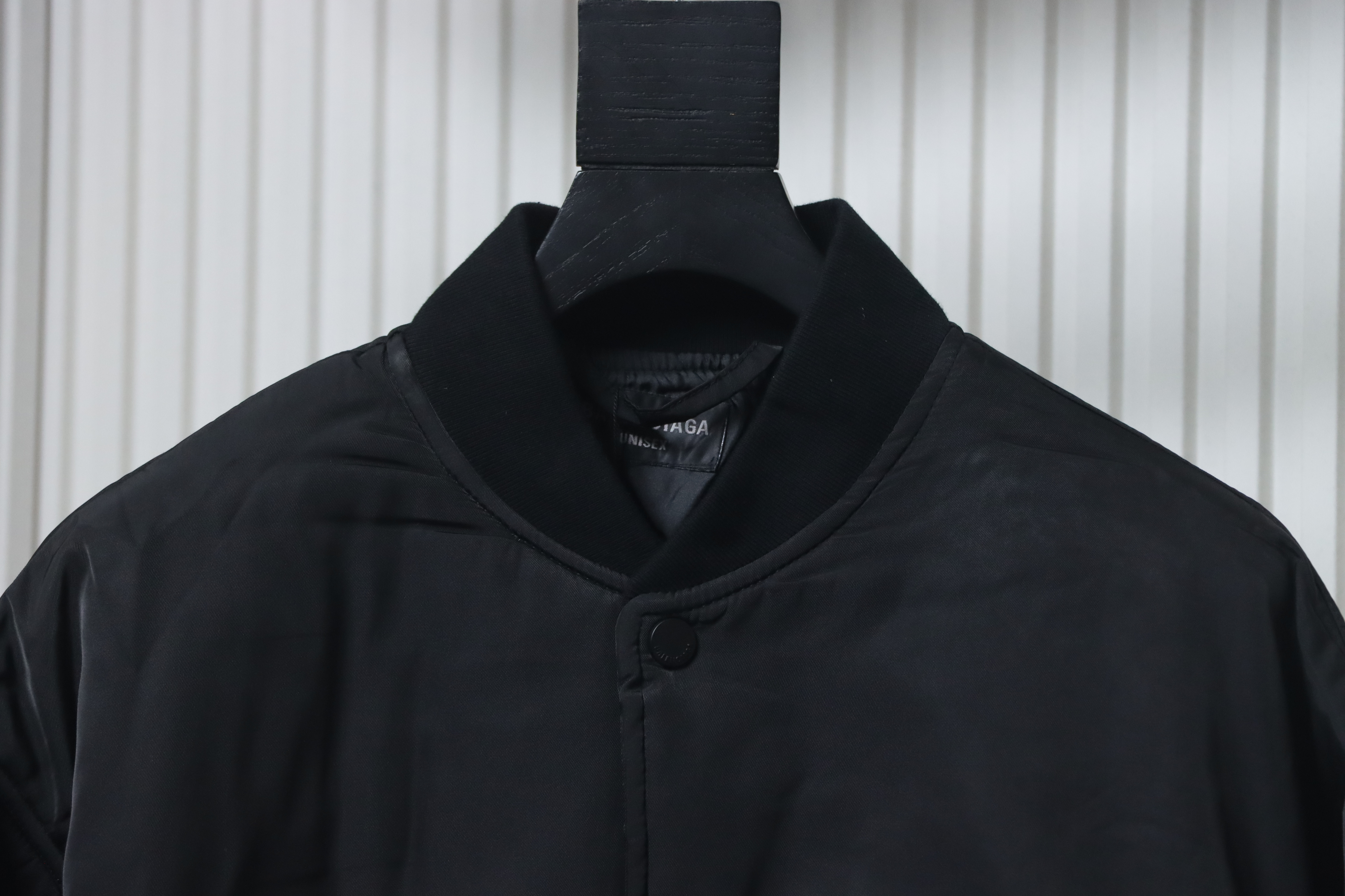 Balenciaga Embroidered Logo Cotton-Padded Jacket