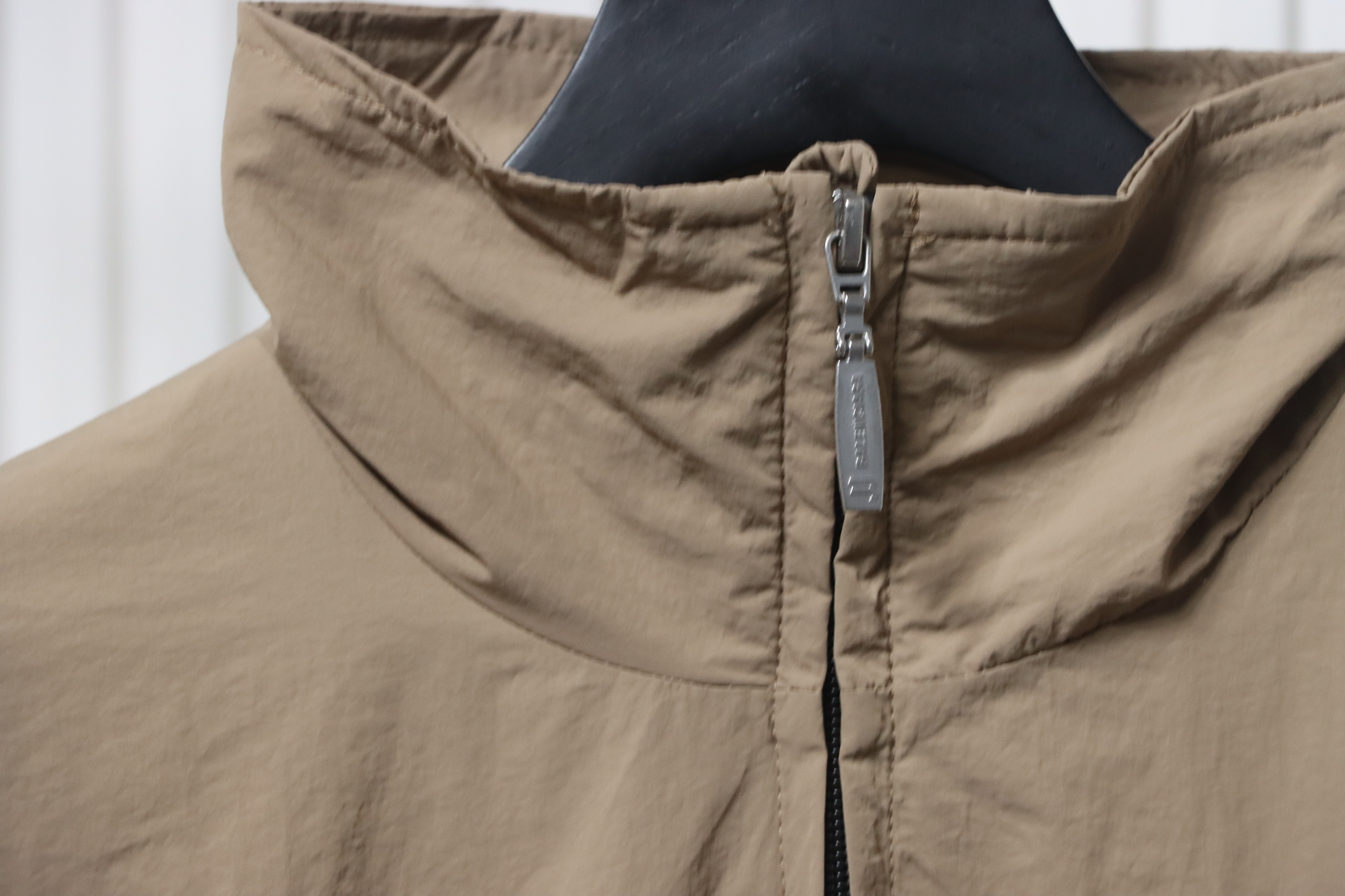 Balenciaga Letter Embroidery Zipper Jacket Browm