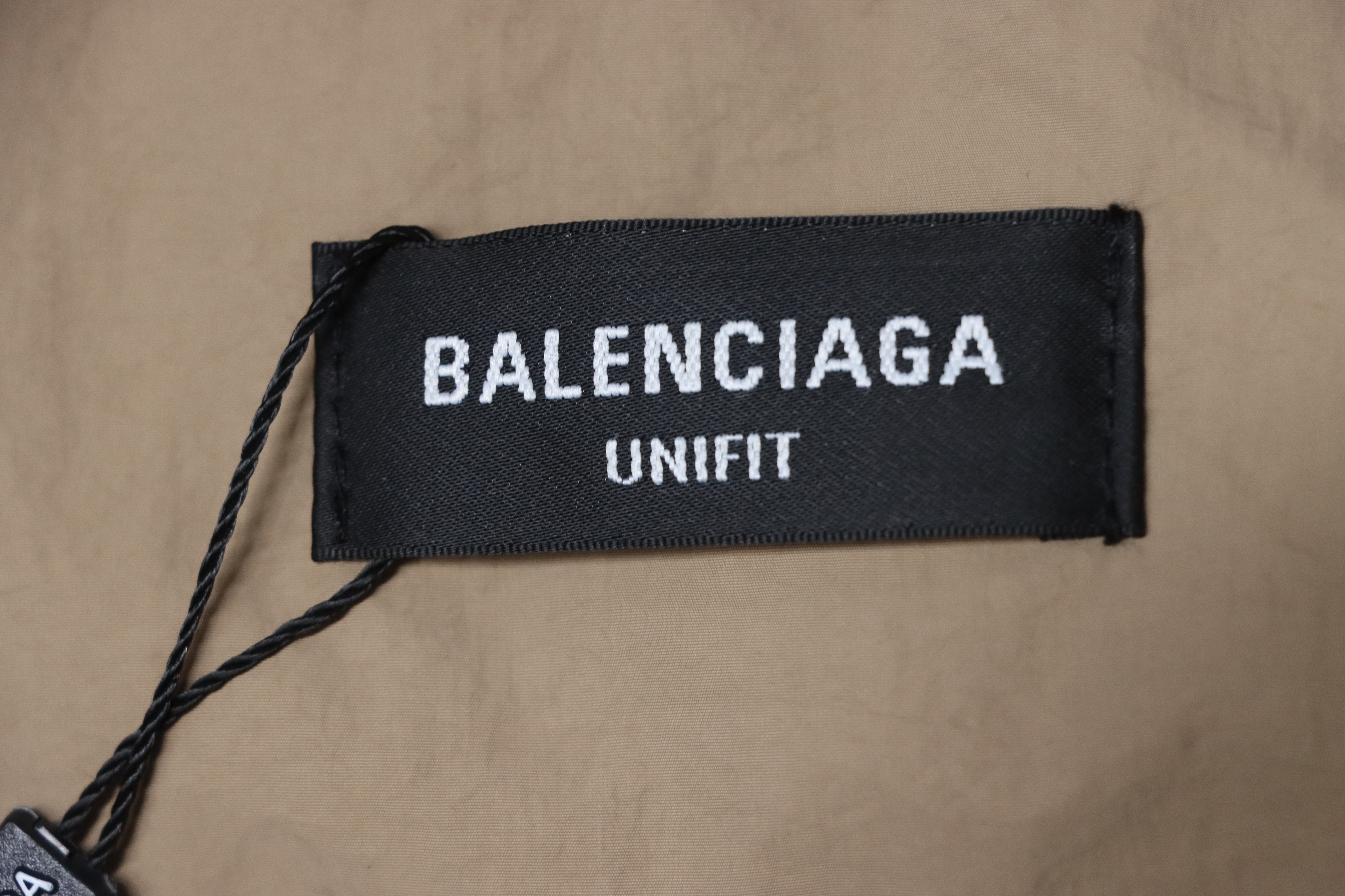 Balenciaga Letter Embroidery Zipper Jacket Browm