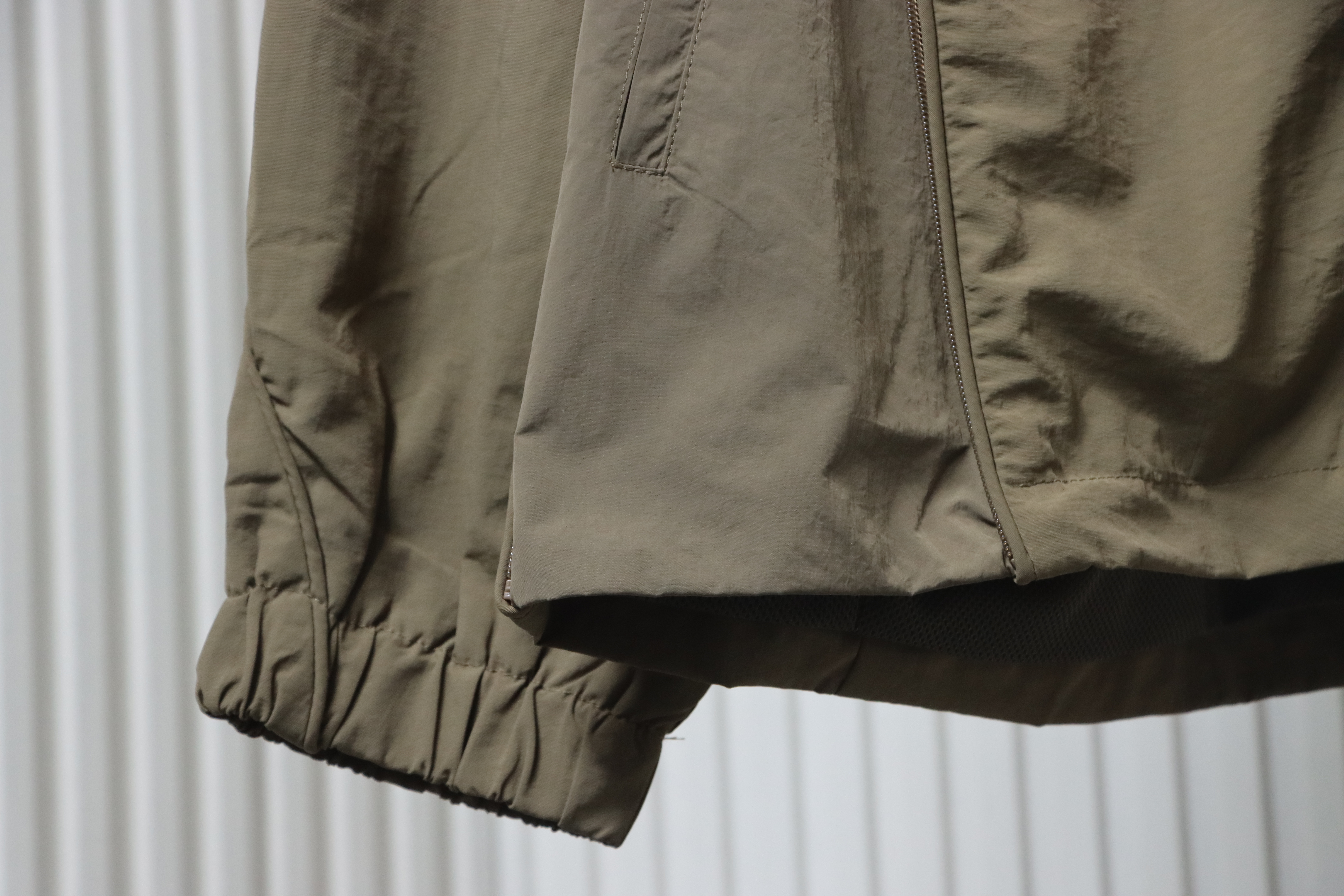 Balenciaga Letter Embroidery Zipper Jacket Military Green