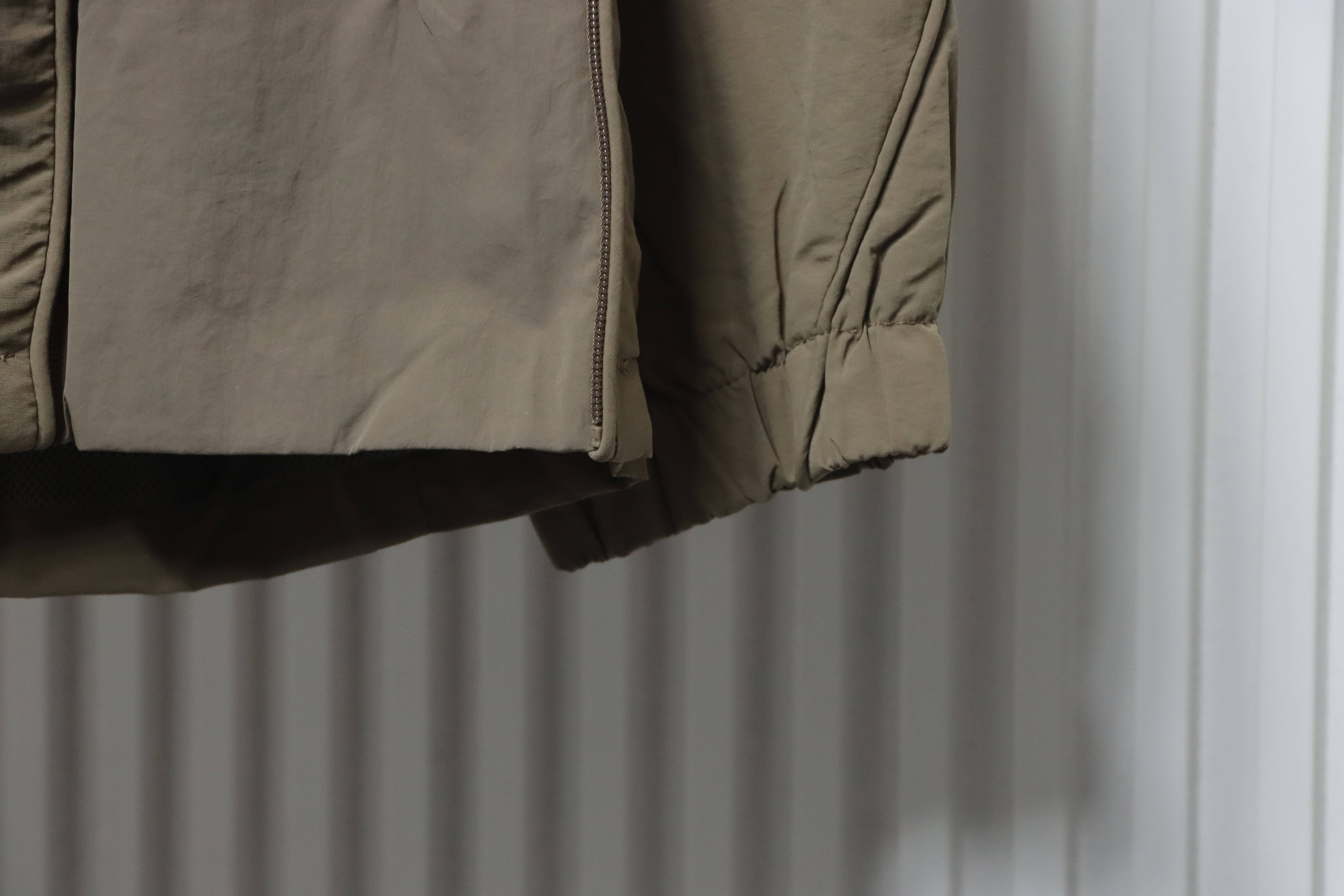 Balenciaga Letter Embroidery Zipper Jacket Military Green