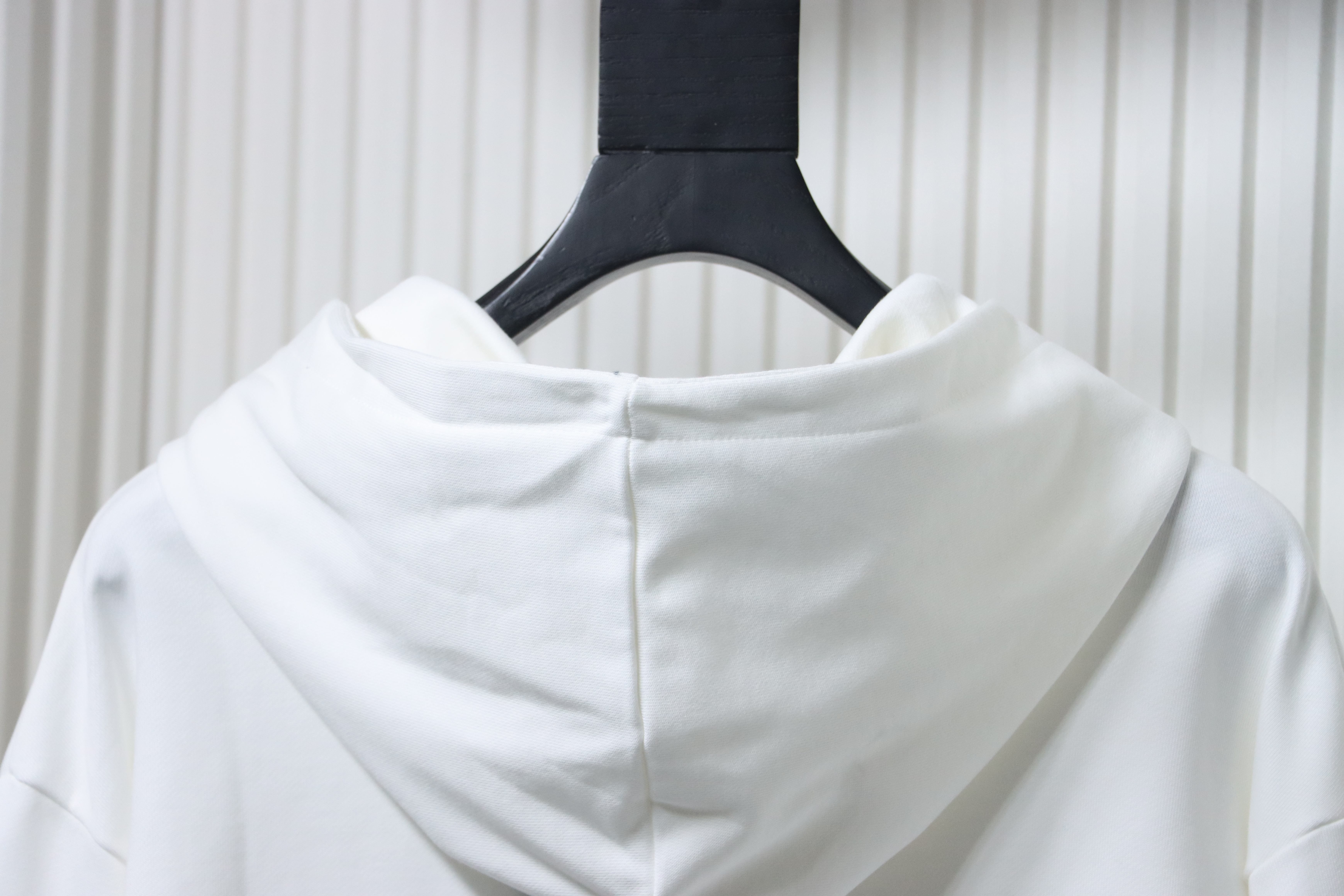 Louis Vuitton White Embossed Letter Hoodie