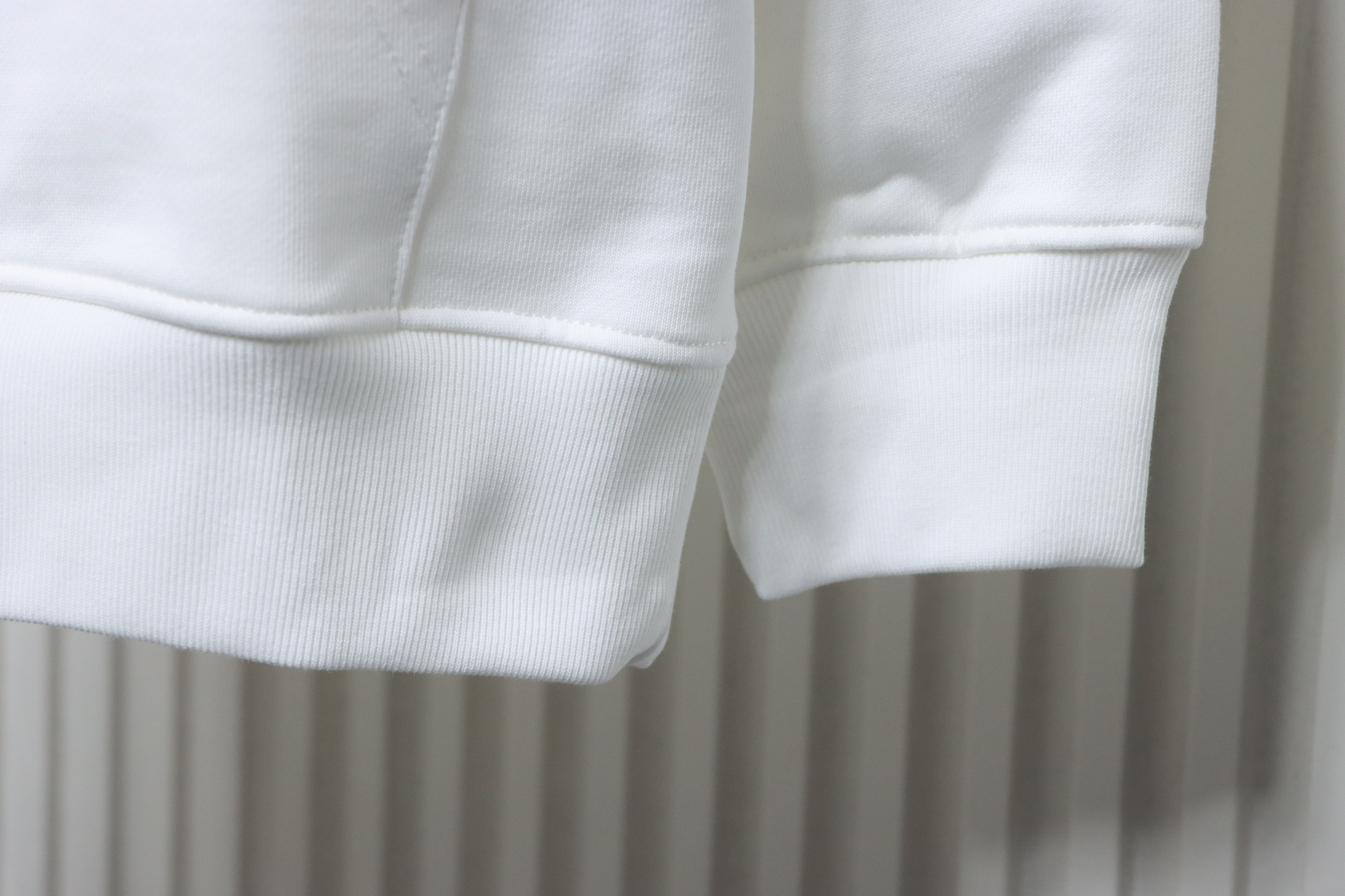 Louis Vuitton White Embossed Letter Hoodie