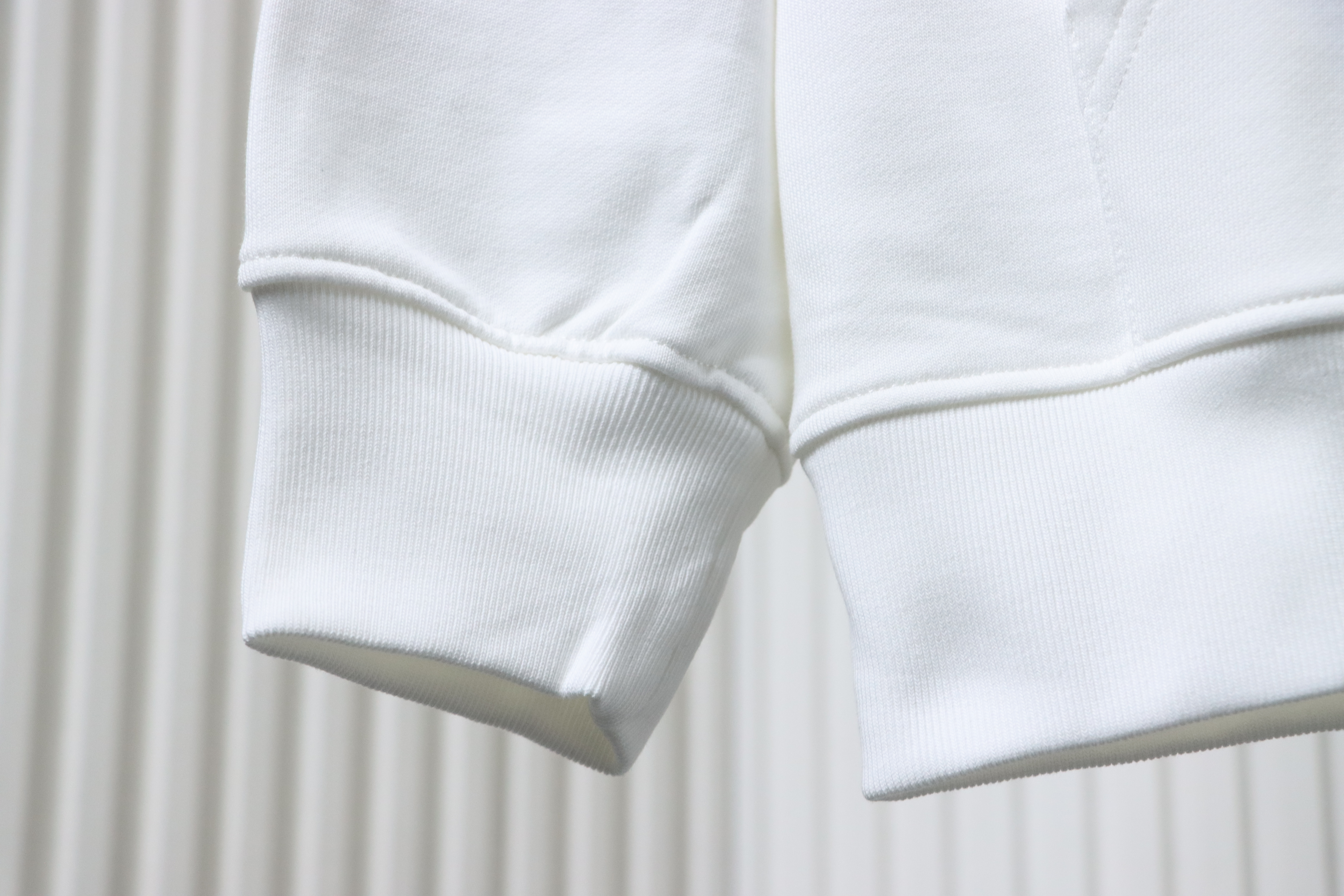 Louis Vuitton White Embossed Letter Hoodie