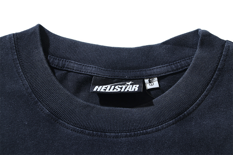 HellStar Dennis Rodman Black-Red T-shirt With Hot-fix Rhinestones #6772