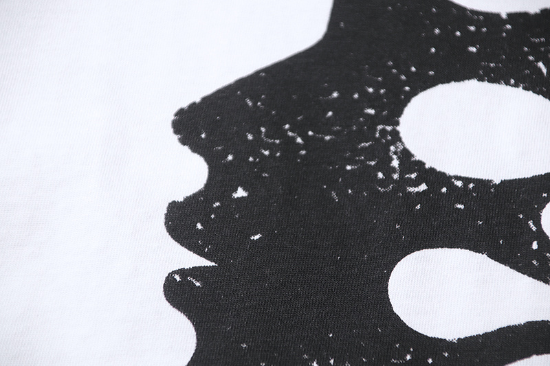 Hellstar Classic White T-shirt With Hot-fix Rhinestones #5617 