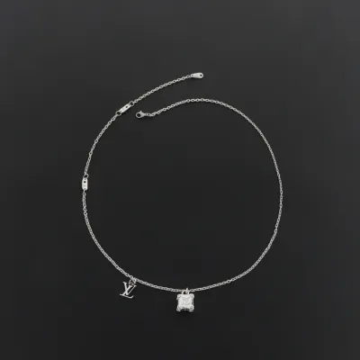 Louis Vuitton LV Cube Box Pendant Necklace 02