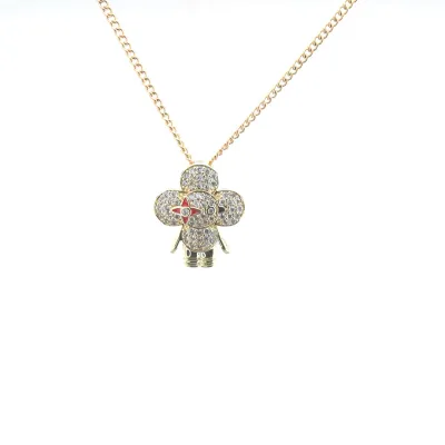 Louis Vuitton LV Sunflower Gold Necklace With Zircon 02