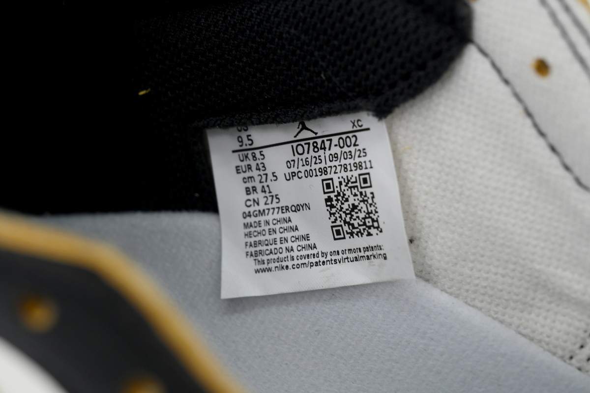 Union LA x Air Jordan 1 Mid Retro Black White Blue IO7847-002