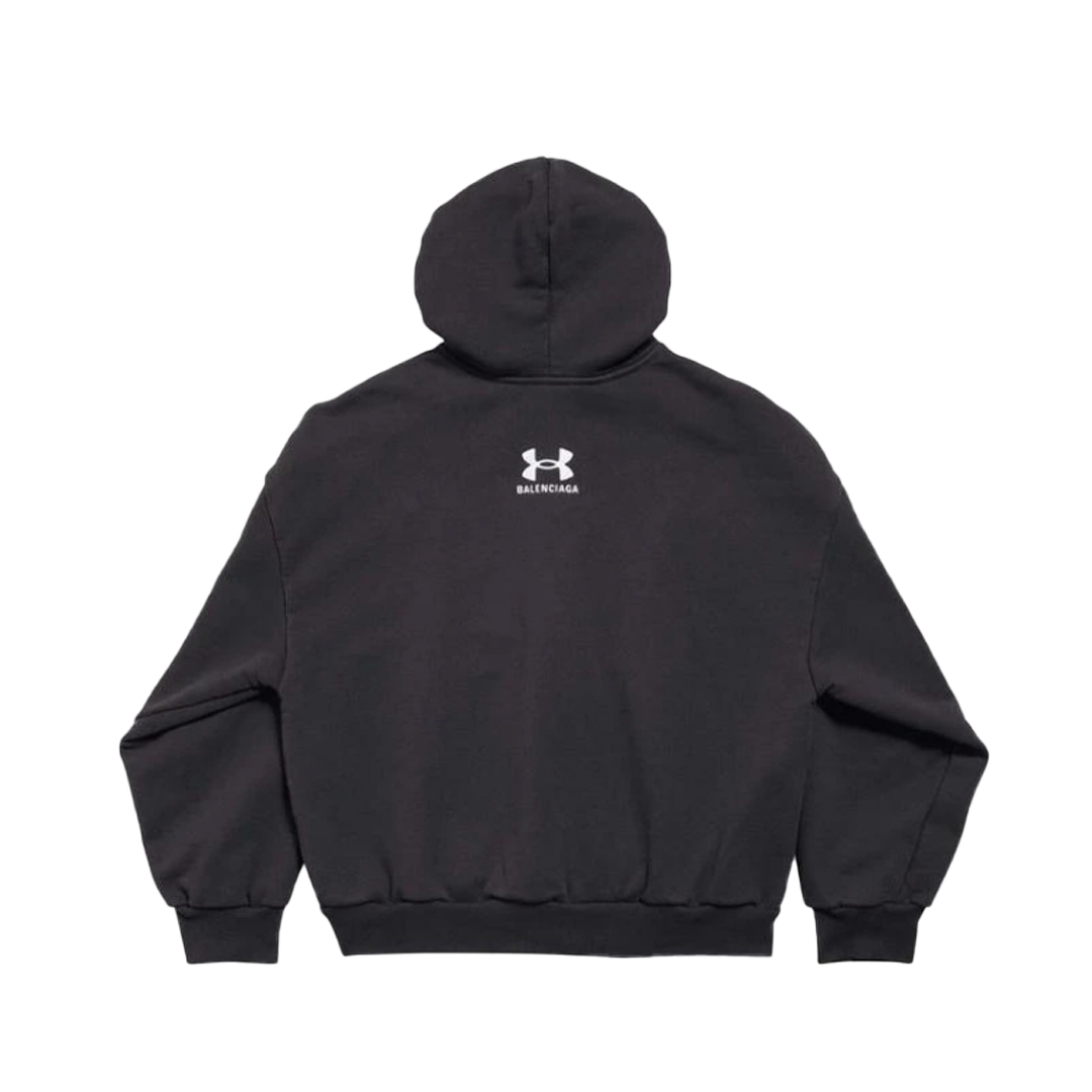 Balenciaga x Under Armour Zip-Up Hoodie Black/White