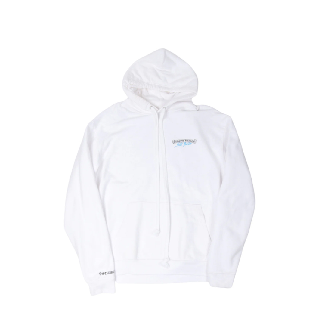 Chrome Hearts St. Barth Exclusive Zip Up Hoodie White