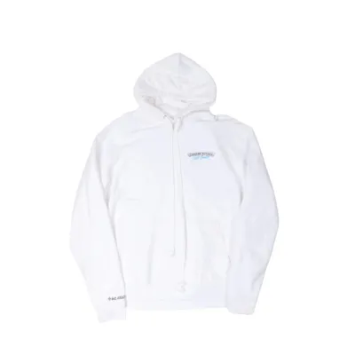 Chrome Hearts St. Barth Exclusive Zip Up Hoodie White 02