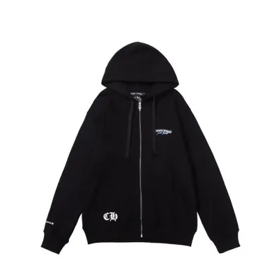 Chrome Hearts St. Barth Exclusive Zip Up Hoodie Black 02