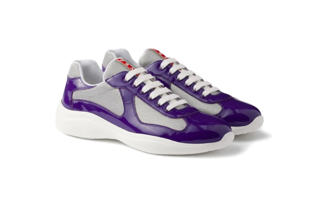 Prada America's Cup Purple and Silver