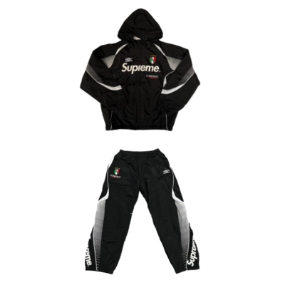 Supreme Umbro Track Suit Black 01